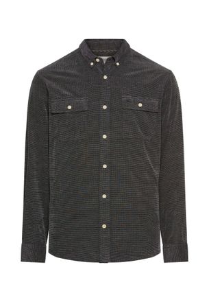 Camel Active Langarmhemd CAMEL ACTIVE, Herren, Gr. 4XL, N-Gr, grau (asphalt), Web, Obermaterial: 100% Baumwolle, unifarben, regular fit taillenbedeckt, ohne Aussch