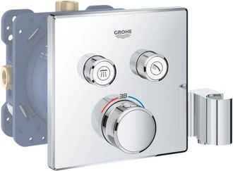 GROHE Grohtherm Smartcontrol + Rapido Smartbox Mezclador De Ducha Empotrado 2 Salidas Cuerpo Empotrado