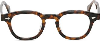 JULIUS TART OPTICAL Occhiali squadrati - Marrone