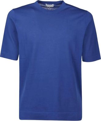 Ballantyne T-shirt in cotone a maniche corte - Blu