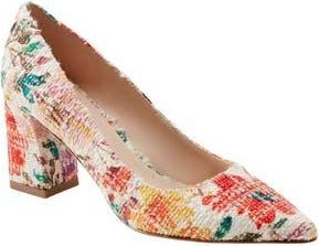 Marc Fisher Zala Block Heel Pump in Light Natural at Nordstrom Rack, Size 8.5