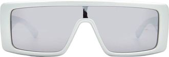 Calvin Klein Silver Browline Unisex Sunglasses CKJ23655S 040 57