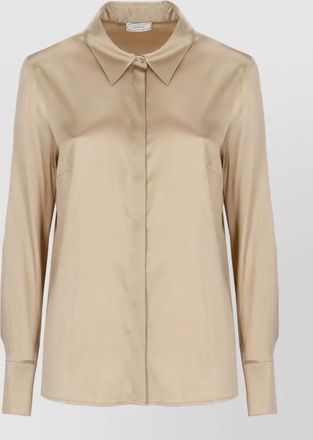 PESERICO silk long-sleeve shirt
