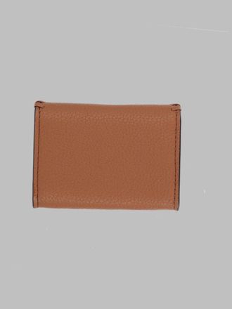 Michael Michael Kors Embossed Logo Leather Wallet - Beige