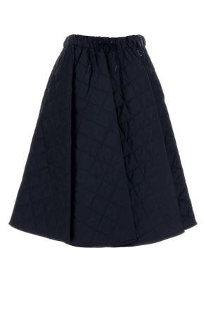 Prada Navy Blue Re Nylon Skirt