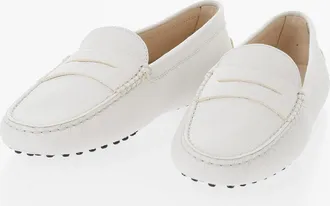 Tod's Mocassini Penny in Pelle Martellata con Suola a Gommini Tods