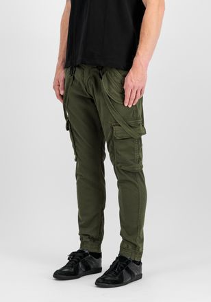 Alpha Industries Cargohose ALPHA INDUSTRIES Utility Pant, Herren, Gr. 29, Normalgr&ouml;ssen, gr&uuml;n (schwarz olive), Obermaterial: 98% Baumwolle, 2% Elastan; Futter: 100% Ba