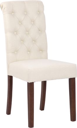 Clp Silla De Comedor Lisburn Crema Tela