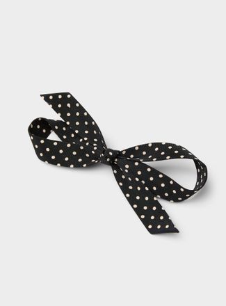 Simons Womens Polka dot bow barrette