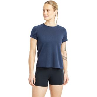 Oiselle Womens Flyout Shirt Blue XS