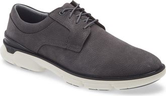 Johnston & Murphy Tanner Waterproof Plain Toe Derby in Dark Gray Waterproof Nubuck at Nordstrom Rack, Size 10.5