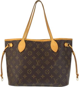 Louis Vuitton Brown Pvc Leather Handbag Tote Bag (Pre-Owned)