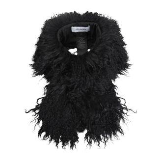 Yves Salomon Sciarpa in shearling mongolo - - Accessories - Donna - Nero - ONE SIZE