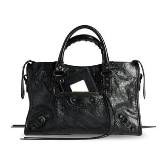 Balenciaga Le City Bag Small - Dames - Tassen - Zwart - Maat: ONE Size Leer