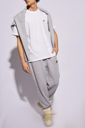 Lacoste T-shirt With Logo, Mens, White