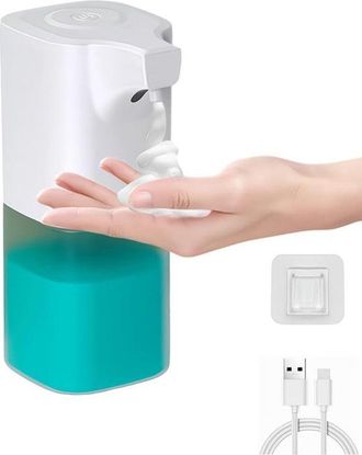 OEM Dispensador De Jab&oacute;n Autom&aacute;tico, Resistente Al Agua, El&eacute;ctrico, Con Sensor Infrarrojo, No Requiere Perforaciones, Recargable Por Usb