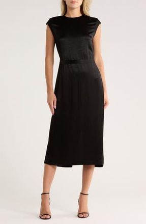 Derek Lam Cantini Sleeveless Midi Dress in Black at Nordstrom Rack, Size 2