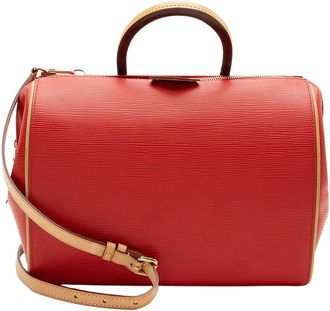 Louis Vuitton Louis Vuitton Epi Leather Doc Pm Satchel (Authentic Pre-Loved)