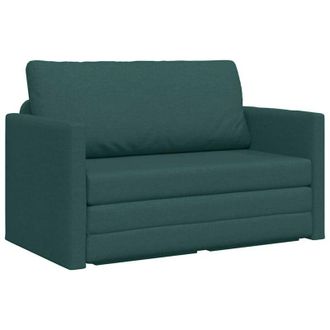 vidaXL Vidaxl - Divano letto Verde scuro 124 x 71 x 78 cm Tessuto