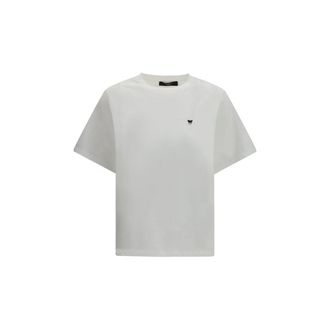 Max Mara Witte Katoenen T-shirt