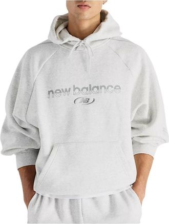 New Balance Trackside Fleece Hoodie Asia Sizing Ash Heather MT62Y14PAHH