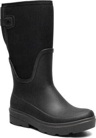 Bogs Hazel Tall Adjustable Calf Rain Boot in Black at Nordstrom, Size 12