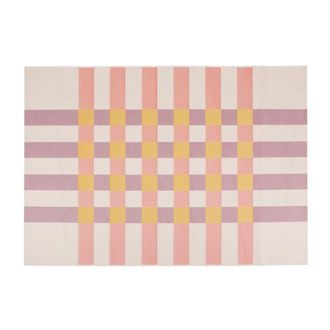 Maisons du monde Alfombra de exterior de cuadros multicolor 160x230 cm