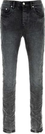 Purple P001 Skinny Jeans - Heren - Slim Fit Jeans - Zwart - W31 - Katoen - Jeans
