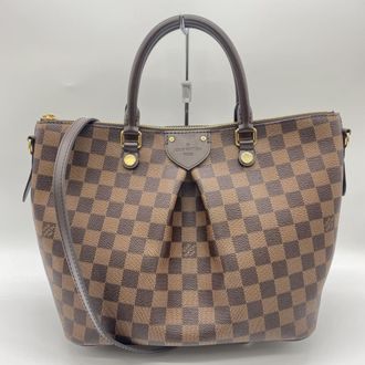 Louis Vuitton Damier Canvas Dark Brown Damier Canvas Handbag Tote Bag (Pre-Owned)