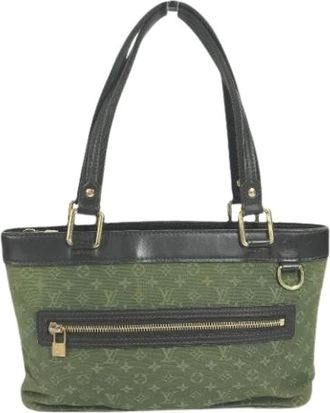 Louis Vuitton Pre-owned Handbags, female, Green, Size: ONE SIZE Pre-owned Vintage Handbag