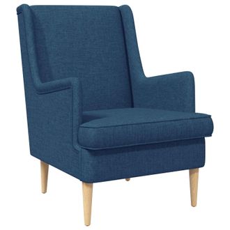 vidaXL Sill&oacute;n Azul Tela Vidaxl