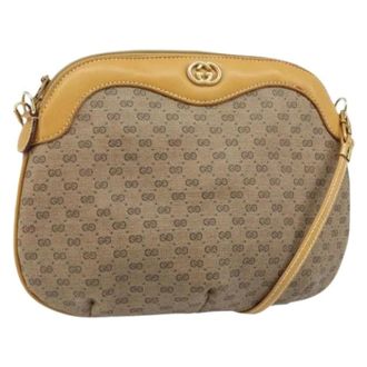 Gucci Borsa a tracolla Pre-owned Micro Small GG Canvas - - Pre-owned - Donna - Beige - ONE SIZE