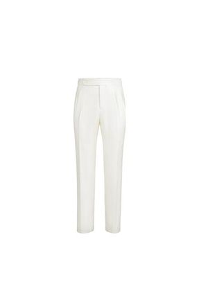 Brunello Cucinelli Tuxedo trousers in Off-White at Nordstrom, Size 50 It
