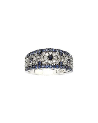 Suzy Levian 18K & Silver 2.28 Ct. Tw. Sapphire Ring
