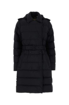 Burberry Navy Blue Quilted Jacket