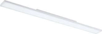 Loops Wall / Ceiling Light White 1200mm Slim Strip Panel 20W Built in LED 4000K