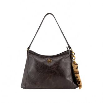 Like Dreams Womens Prive Mini Tote Bag In Brown
