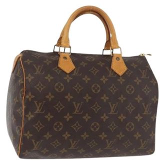 Louis Vuitton Pre-owned Handbags, female, Brown, Size: ONE SIZE Pre-owned Monogram Canvas Hand Bag