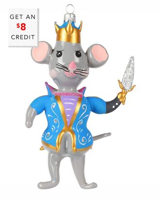 Vietri Vietri Nutcrackers Figural Mouse King Ornament With $10 Credit