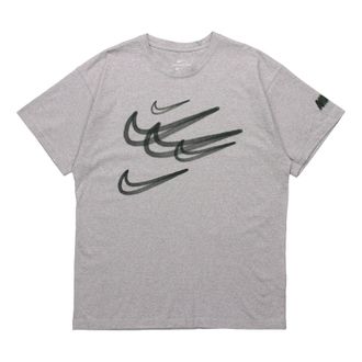 Nike AS Mens Nike Sportswear SS Sports Printed Short Sleeve TEE Grey CT7049-902