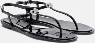 Mach & Mach Riviera embellished thong sandals