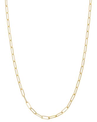 Italian Gold, Inc 10K 3.2Mm Polished Paperclip Chain