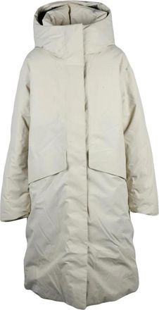 Tretorn Arlo Insulated Parka - Dames - Dons jassen - Beige - S - Leer - Jassen