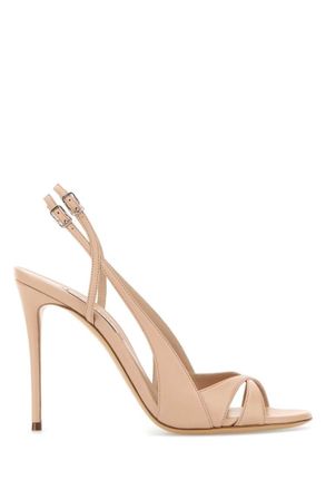 Casadei Beige Solid Sandalo Pumps & Heels