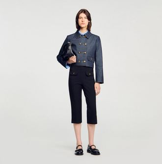 Sandro Denim tailored jacket