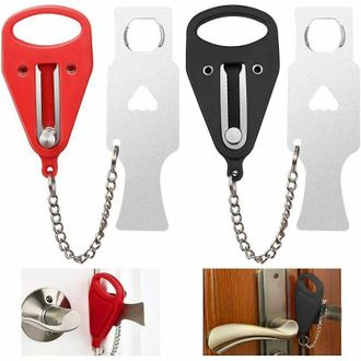 OEM Candados Port&aacute;tiles Para Puertas, Candado De Seguridad Duradero Con Bolsa De Almacenamiento, Candado Antirrobo Para Viajes, Seguridad Adicional Para A