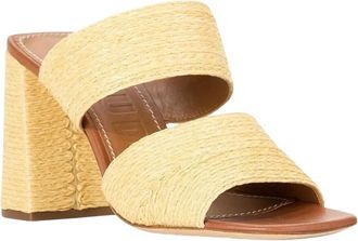 Staud Womens Skylar Heels In Natural Raffia