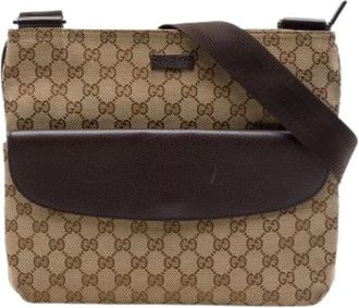 Gucci Borsa a tracolla Pre-owned in tela - - Pre-owned - Donna - Beige - ONE SIZE