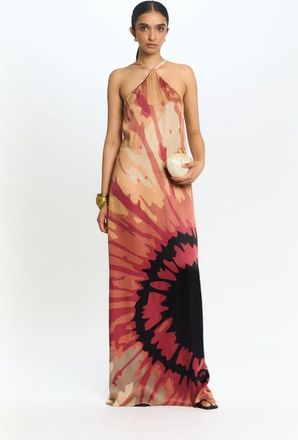 Diarrablu Aria Viscose Dress Elle Rose at Nordstrom, Size X-Large
