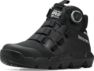 Timberland Morphix Boa 6 Inch Composite Safety Toe Waterproof Mens Shoes Blackout Leather : 11 D - Medium, Leather/Textile